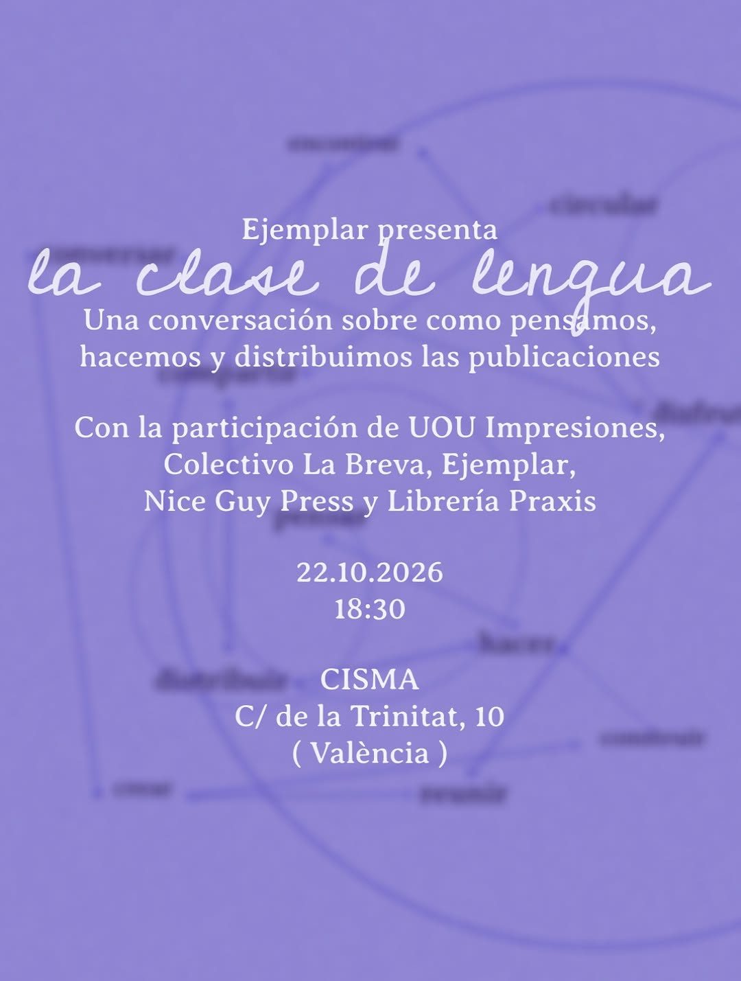 Charla sobre publicaciones independientes en CISMA