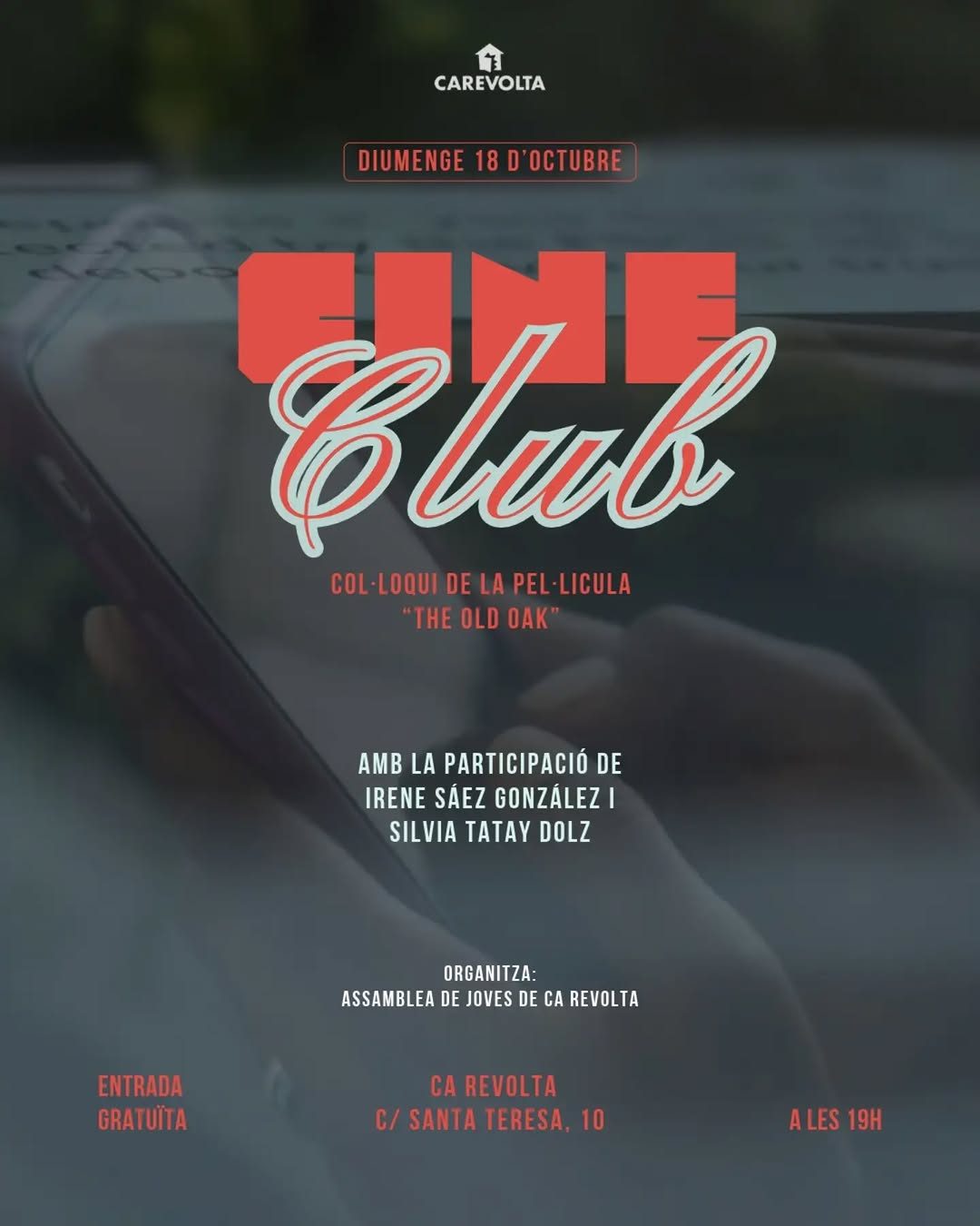 Cine-club: proyección de «The Old Oak» en Ca Revolta