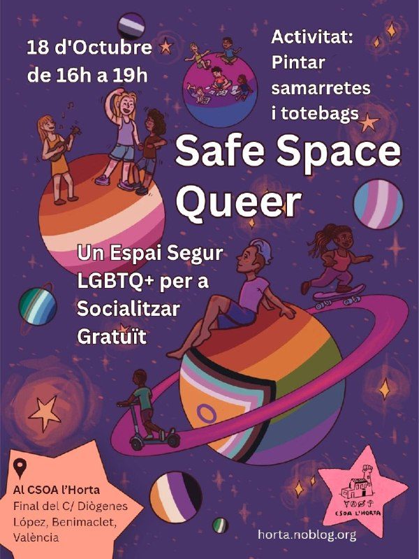 Espai Segur: pintem samarretes i totebags