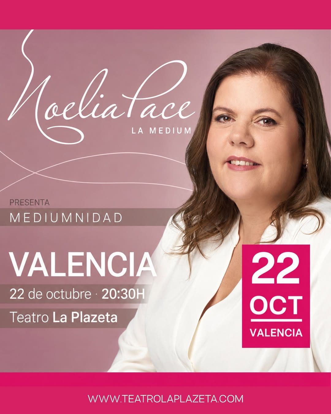 Noelia Pace: Mediumnidad en Teatro La PlaZeta