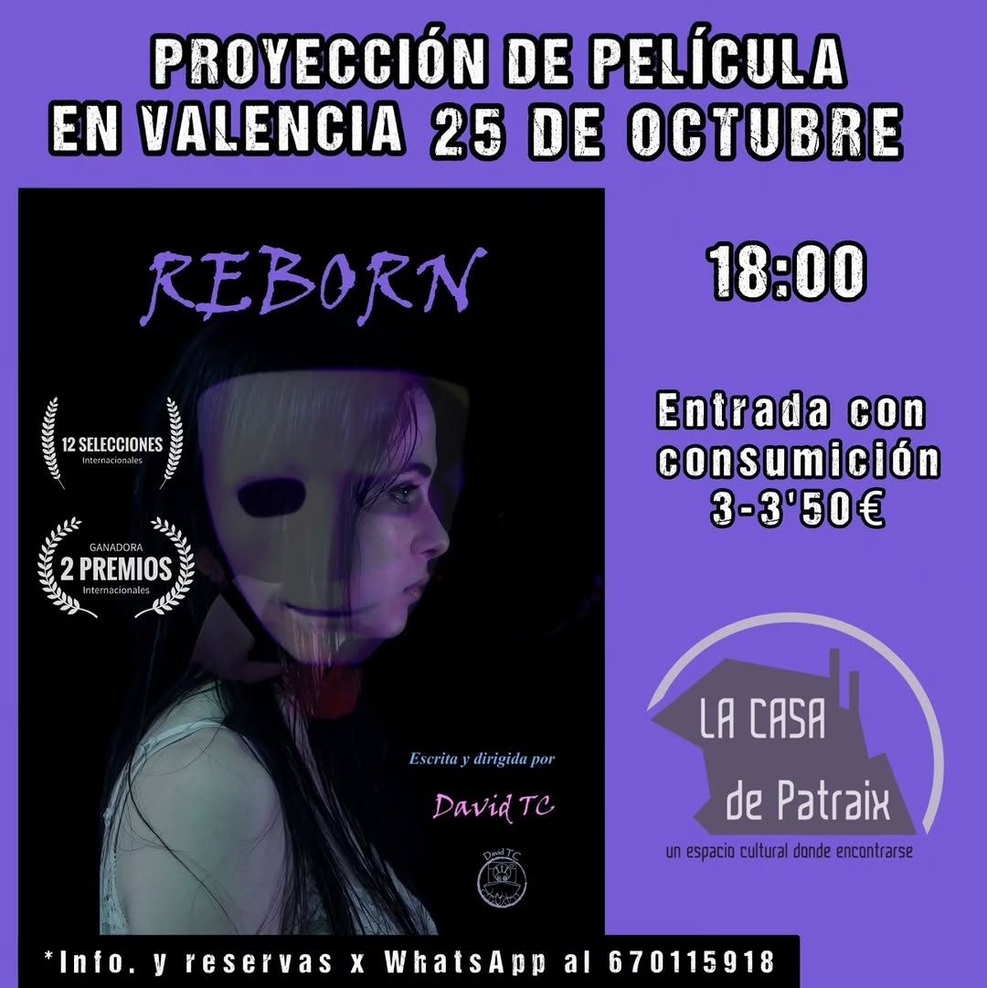 Proyección de 'Reborn' con presentación y coloquio
