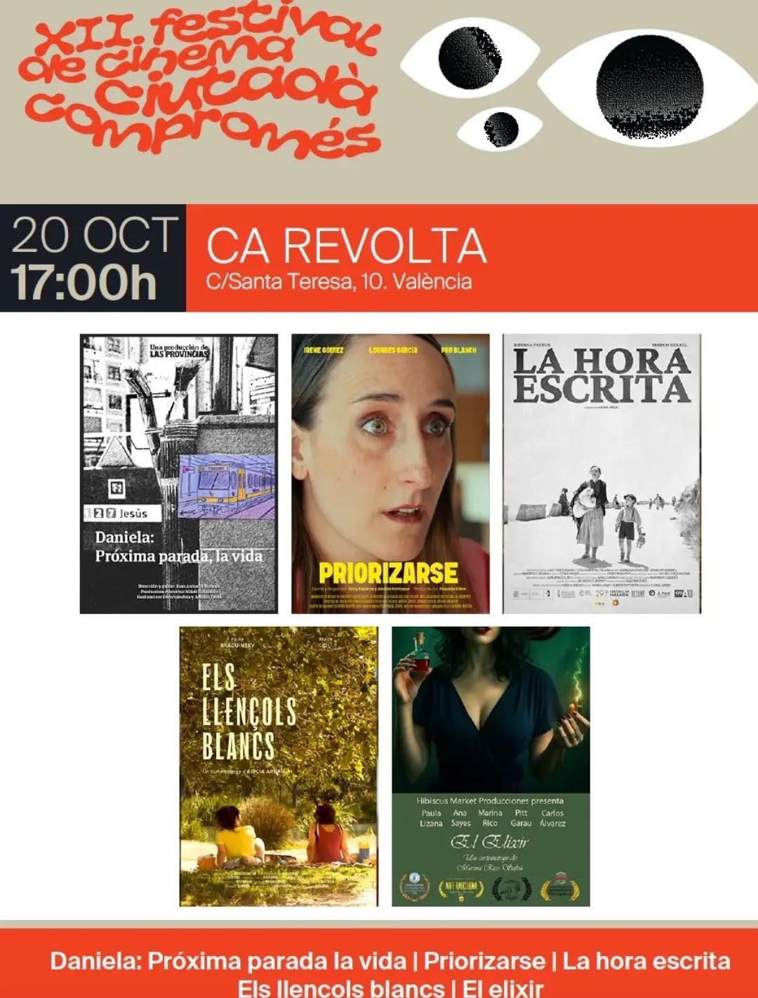 Proyecciones del XII FCCC (Festival de Cine y Cambio Climático)