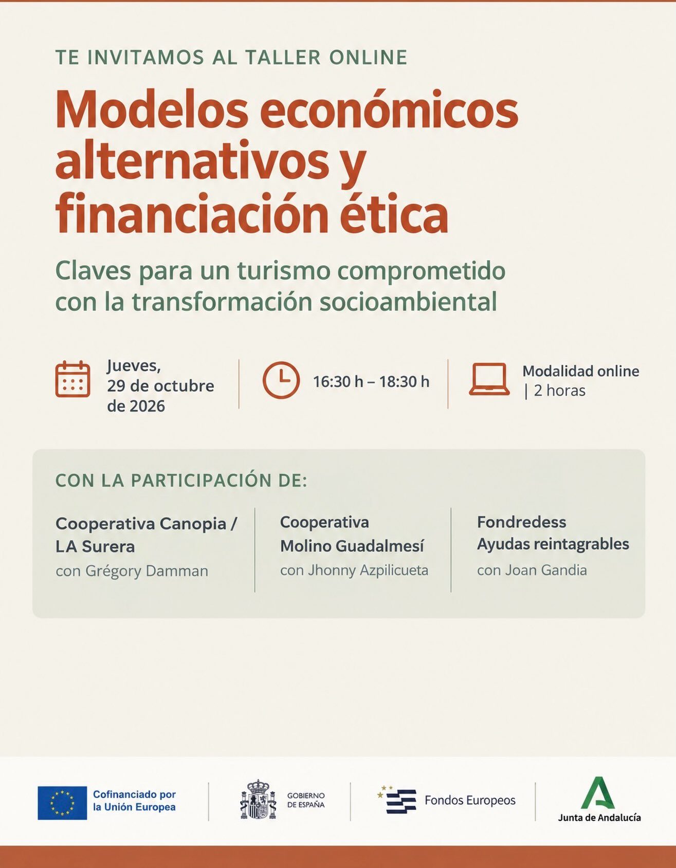 Taller online RuralUny Inspires: financiar proyectos de turismo rural